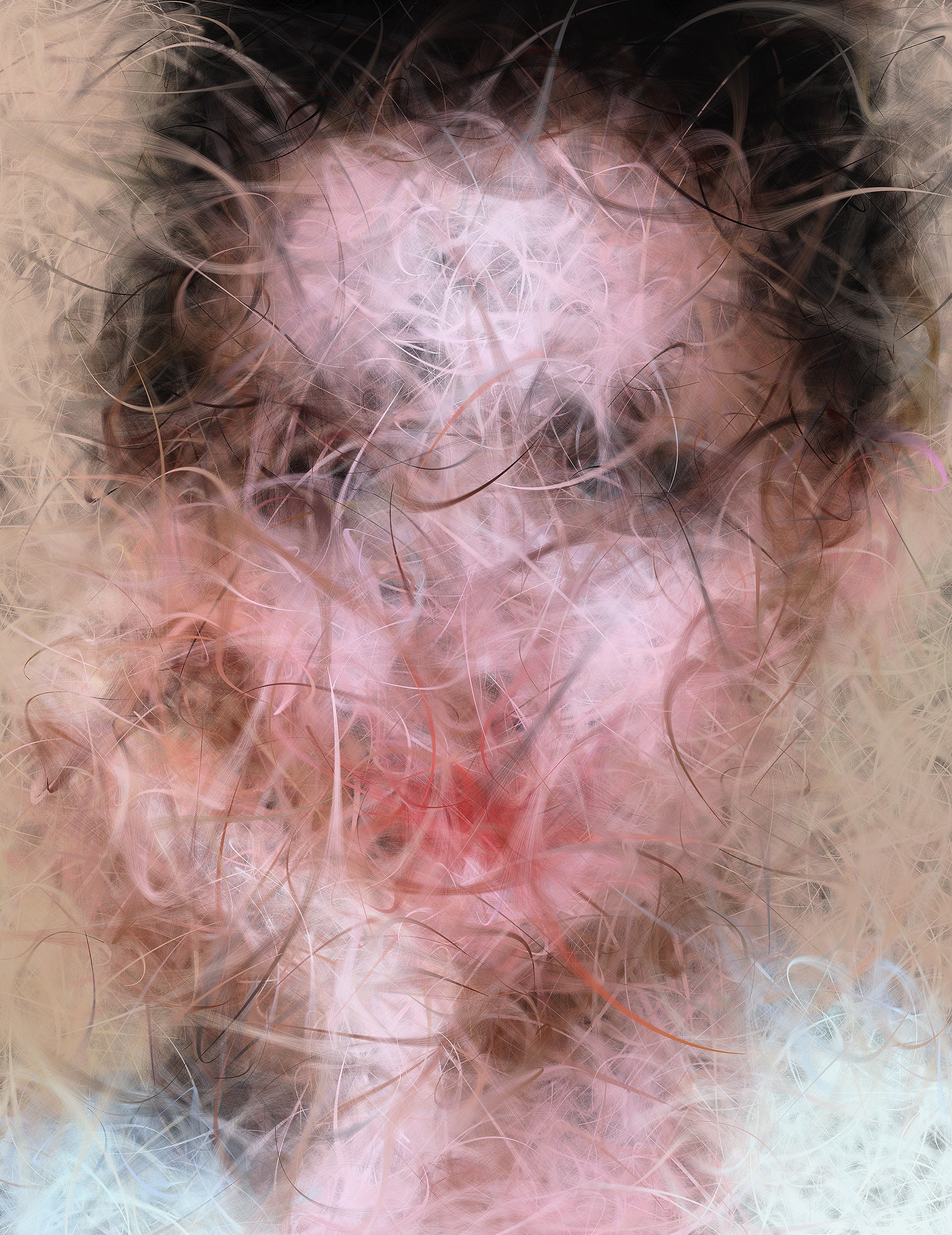 Anne Hathaway Abstract Portrait