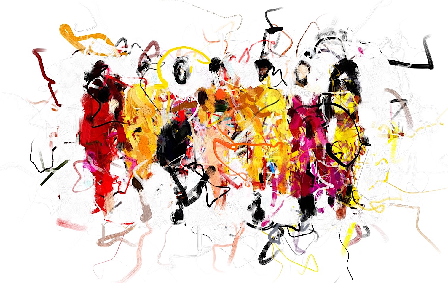 Group of Women Abstract