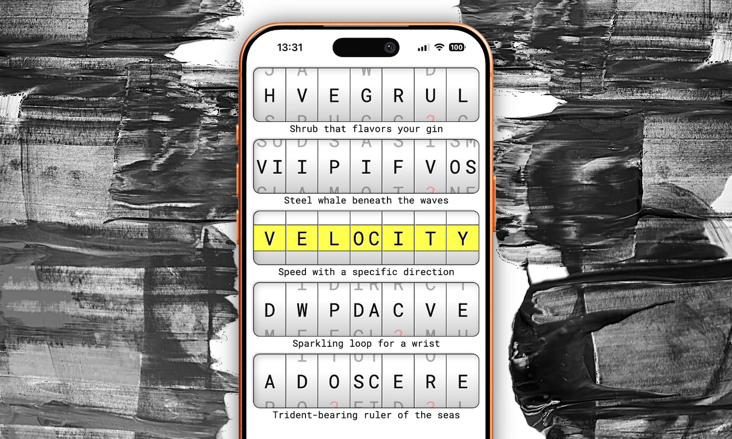 PentaCrypt - A Daily Cryptic Puzzle